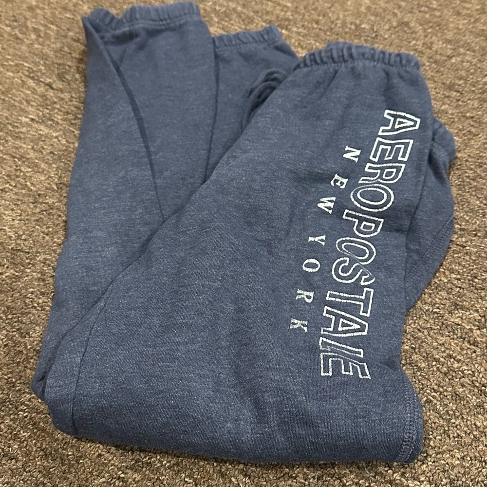 Aeropostale New York Women's S Navy Sweatpant bottom lounge warm cozy casual M